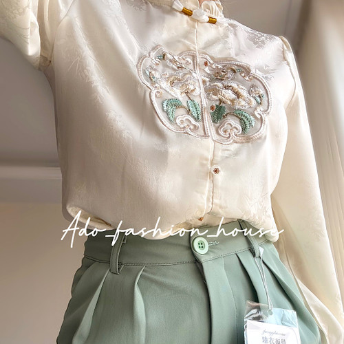 شومیز ژاکارد مجلسی ٦٣٤