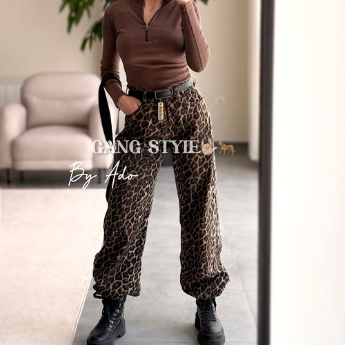 شلوار جین بگ پلنگی 0299