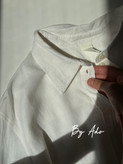 شومیز لینن سفید 0442